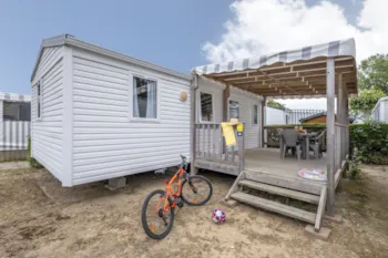 Mietunterkunft - Mobilheim Preisgünstig 3 Zimmer 30M² - Camping La Parée du Both