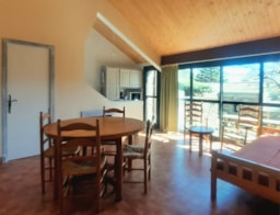 Mietunterkunft - Ferienhaus 38 M² - 2 Zimmer - Village vacances Les Hauts de Saint Privat