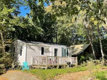 Accommodation - Premium 2 Bedroom Mobile Home Ideally Located In A Natural And Pedestrian Green Setting. - Camping du Perche Bellemois