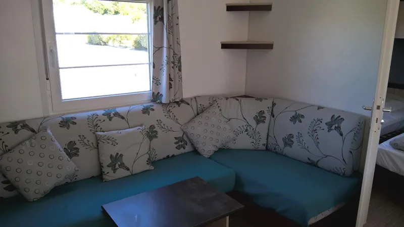 Mobil Home  Grand Confort 3Ch 40M2 Avec Terrasse Couverte Et Semi Fermée