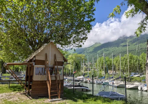 Mietunterkunft - Biwak-Zelt - image n°1 - CAMPING ILE AUX CYGNES