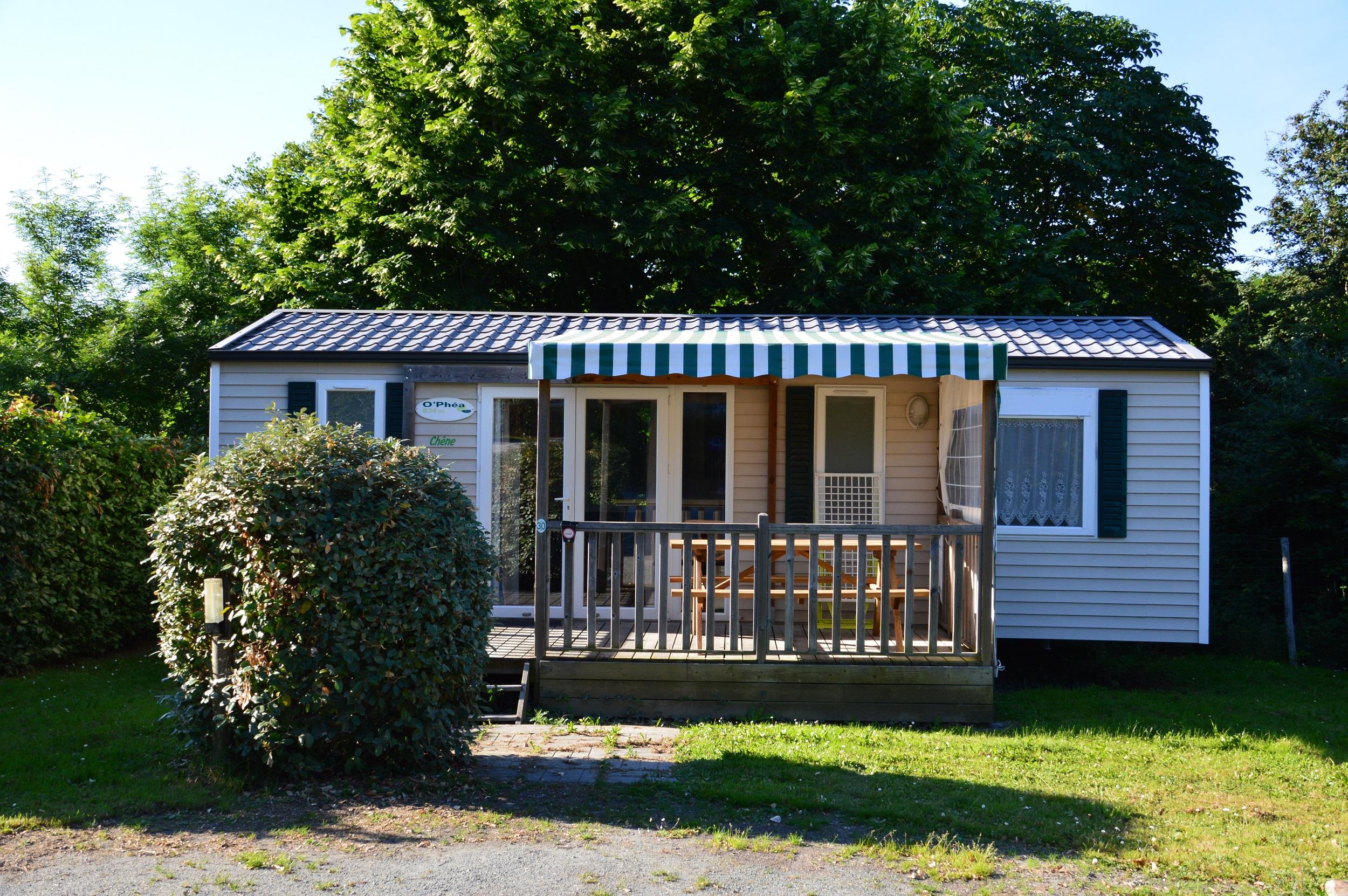 Accommodation - Mobile Home Confort 3 Bedrooms + Sheltered Terrace - Camping L'Ambois