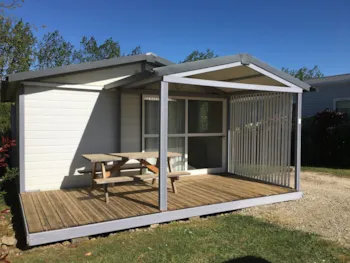 Mietunterkunft - Chalet Zen 2 Zimmer - Camping L'Ambois