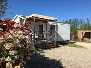 Mietunterkunft - Mobilheim Confort 2 Zimmer + Terrasse - Camping L'Ambois