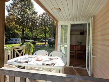 Mietunterkunft - Mobilheim 2 Zimmer - Camping Le Soulhol