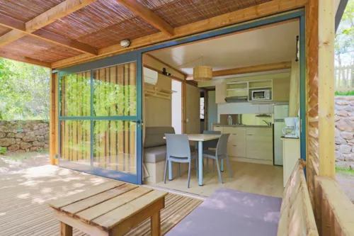 Location - Chalet Morea  25 M² - 2 Chambres - image n°8 - Camping du Vignal