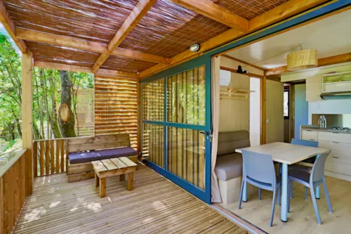 Location - Chalet Morea  25 M² - 2 Chambres - image n°3 - Camping du Vignal