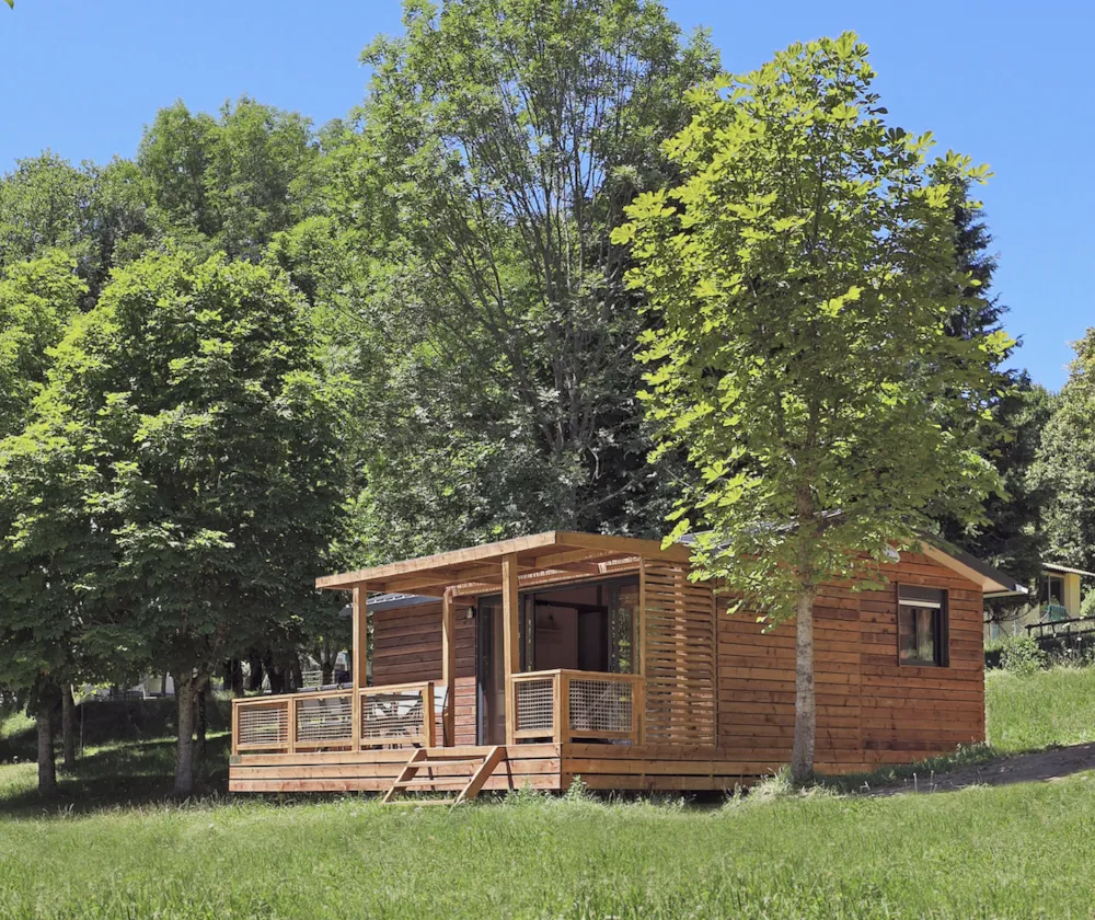 Huuraccommodatie(s) - Chalet Portland 35 M²  - 3  Slaapkamers - Camping du Vignal