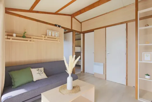 Mietunterkunft - Chalet Portland 35 M² - 3 Zimmer - image n°5 - Camping du Vignal