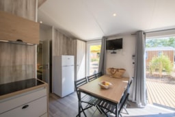 Huuraccommodatie(s) - Cottage Privilege 2 Slaapkamers - 2 Badkamers - Sea Green - Camping Les Grenettes