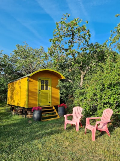 Roulotte 11m² equipped with independent parental bedroom + 2 chauffuses and kitchenette. — 3