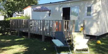 Mietunterkunft - Mobilheim 2 Schlafzimmer + Terrasse - Clico Chic - Camping Le Brandais