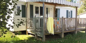 Mietunterkunft - Mobilheim 2 Schlafzimmer + Überdachte Terrasse - Clico Chic - Camping Le Brandais