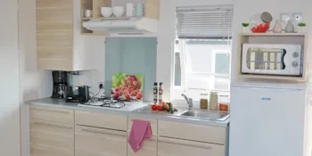 Mietunterkunft - Mobilheim 2 Schlafzimmer + Überdachte Terrasse - Clico Chic - Camping Le Brandais