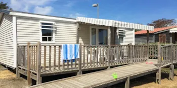 Mietunterkunft - Mobilheim Tv 2 Schlafzimmer + Überdachte Terrasse - Behindertengerecht - Clico Chic - Camping Le Brandais