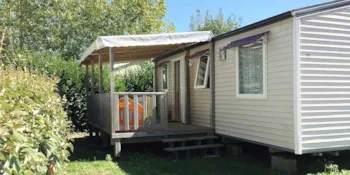 Mietunterkunft - Mobilheim 3 Schlafzimmer + Überdachte Terrasse - Clico Chic - Camping Le Brandais