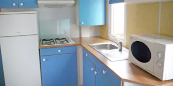 Mietunterkunft - Mobilheim 2 Schlafzimmer + Überdachte Terrasse - Clico Chic - Camping Le Brandais