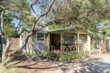 Mietunterkunft - Chalet Grand Confort  3 Zimmer /Wohnzimmer /Wc Und Bad Getrennt /Tv /Klimaanlage /Gefrierschrank - Camping  L'Hermitage