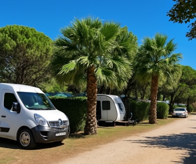 Pitch - 80m² -  Tent/van/small caravan + electricity