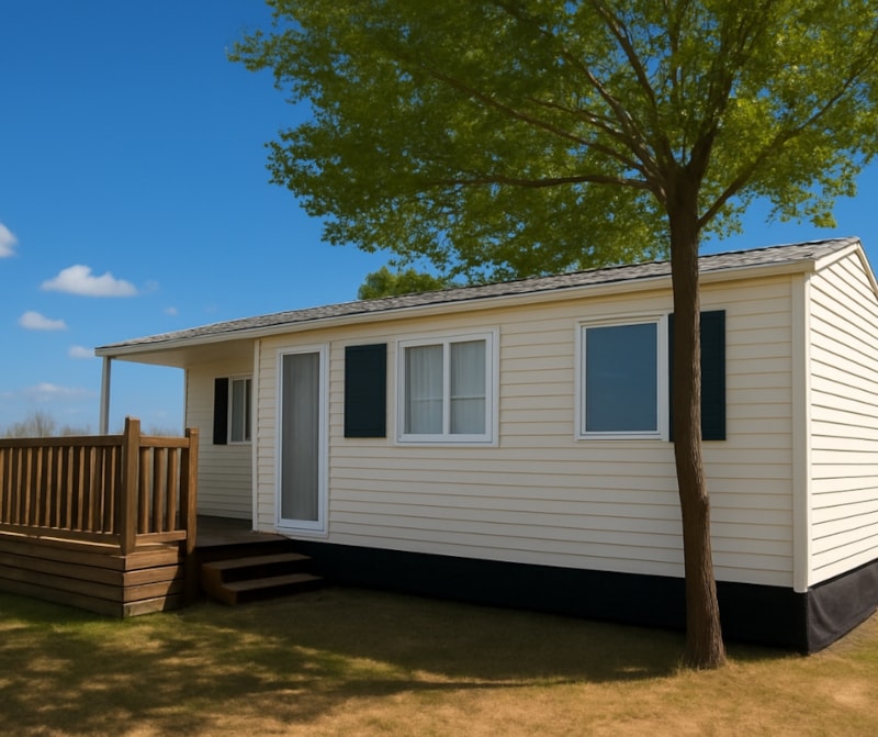 Mobil-home Confort 2+ - 25m² - 2 chambres + climatisation
