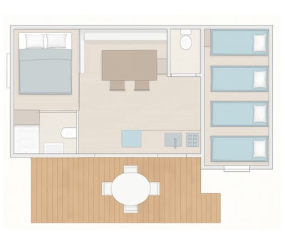 Comfort Mobile Home 3 - 32m² - 3 bedrooms