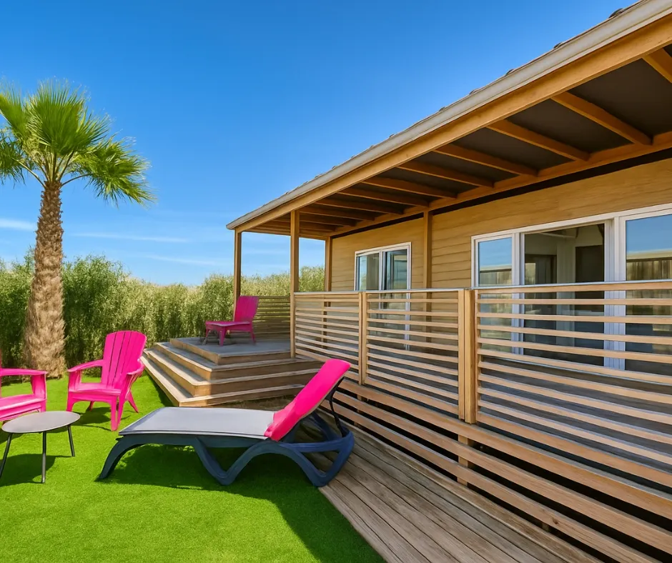 Mobilheim Cottage 2 Vip - 33M² - 2 Schlafzimmer, Klimaanlage Und Luxusausstattung