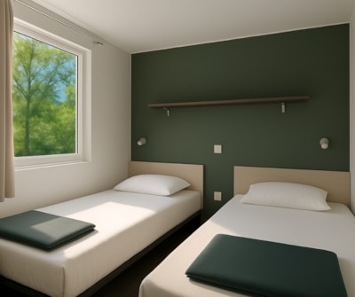 Mobile home Cottage 2 VIP - 33m² - 2 bedrooms,  air conditioning and luxury facilities