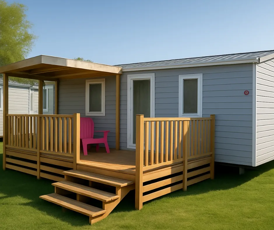 Mobilheim Cottage 2 - 27M² - 2 Schlafzimmer, Klimaanlage Und Fernseher