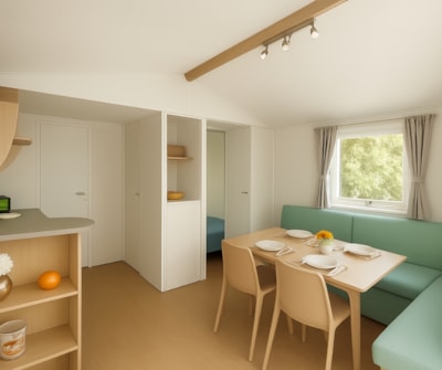 Mobile home Cottage 2 - 27m² - 2 bedrooms, air conditioning and television