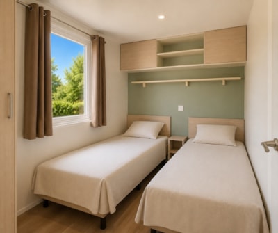 Mobile home Cottage 1 - 24m² - 2 bedrooms, air conditioning and television