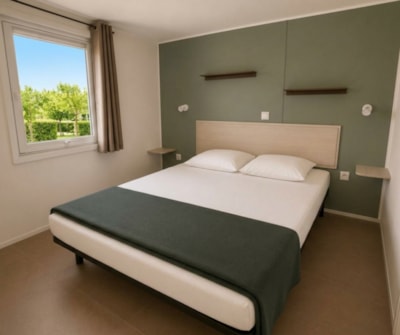 Mobile home Cottage 3 - 33m² - 3 bedrooms,  air conditioning and television
