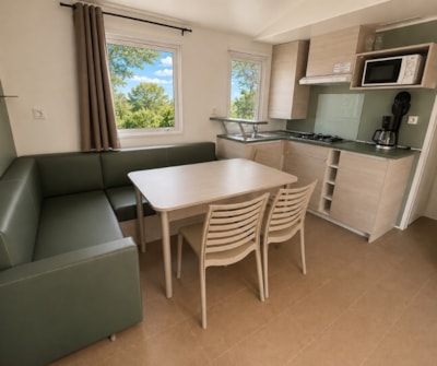 Mobile home Cottage 3 - 33m² - 3 bedrooms,  air conditioning and television