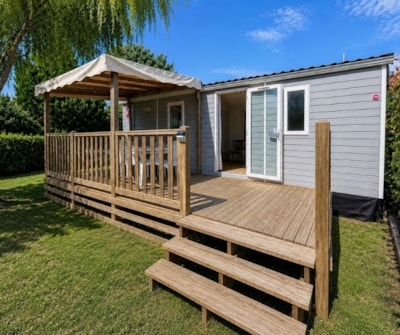 Mobile home Cottage 2 - 27m² - 2 bedrooms, air conditioning and television