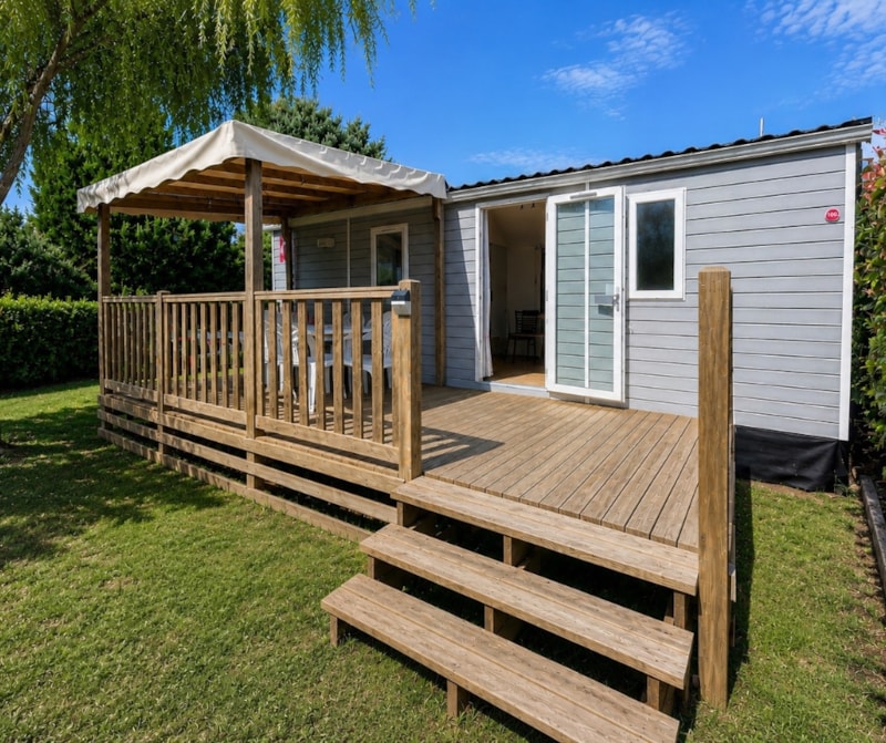 Casa mobile Cottage 2 - 27m² - 2 camere da letto, aria condizionata e televisione
