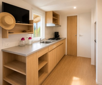 Mobile home Cottage 2+ - 29m² - 2 bedrooms,  air conditioning and television