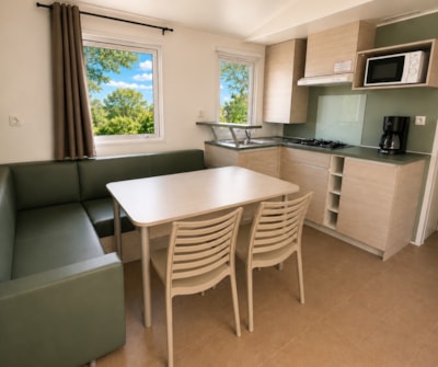 Mobile home Cottage 3 - 33m² - 3 bedrooms,  air conditioning and television