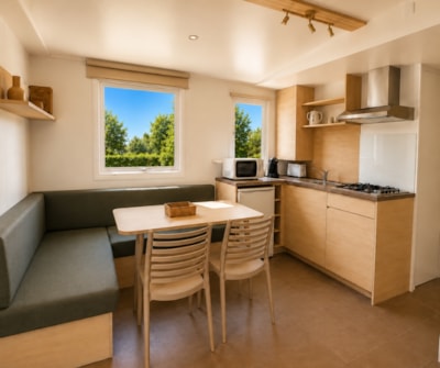 Mobile home Cottage 3 VIP - 33m² - 3 bedrooms,  air conditioning and luxury facilities