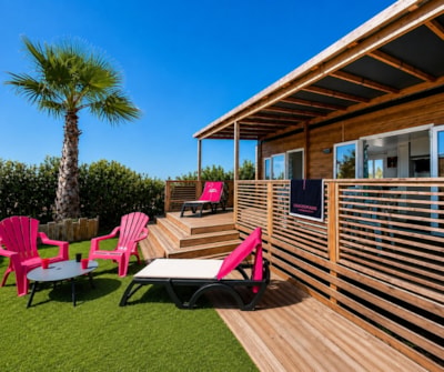Mobile home Cottage 3 VIP - 33m² - 3 bedrooms,  air conditioning and luxury facilities