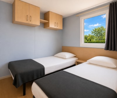 Mobile-home Comfort 2+ - 25m² - 2 bedrooms + air-conditioning