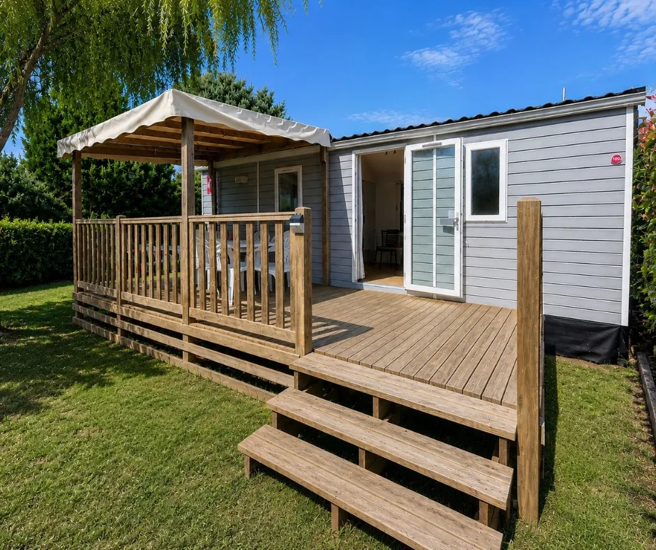 Mobilheim Cottage 2 - 27M² - 2 Schlafzimmer, Klimaanlage Und Fernseher