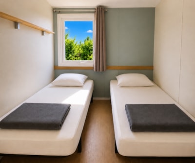 Mobile home Cottage 2 - 27m² - 2 bedrooms, air conditioning and television