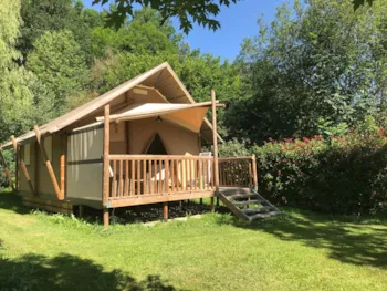 Mietunterkunft - Tente Lodge - Camping Gîte Au Songe du Valier