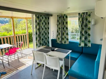 Mietunterkunft - Mobil-Home Premium - Camping Gîte Au Songe du Valier