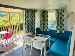 Accommodation - Mobil-Home Premium - Camping Gîte Au Songe du Valier