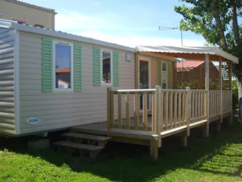 Mietunterkunft - Mobilheim Famille 29.7 M²- 3 Schlafzimmer - Camping Veillon Plage