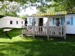 Huuraccommodatie(s) - Mobile Home D Super Mercure Famille 27 M² - 2 Bedrooms - Camping La Mouette Rieuse