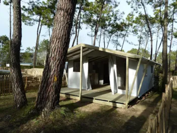 Mietunterkunft - Ecolodge 23M² Ohne Sanitäranlagen - Camping Les Samaras