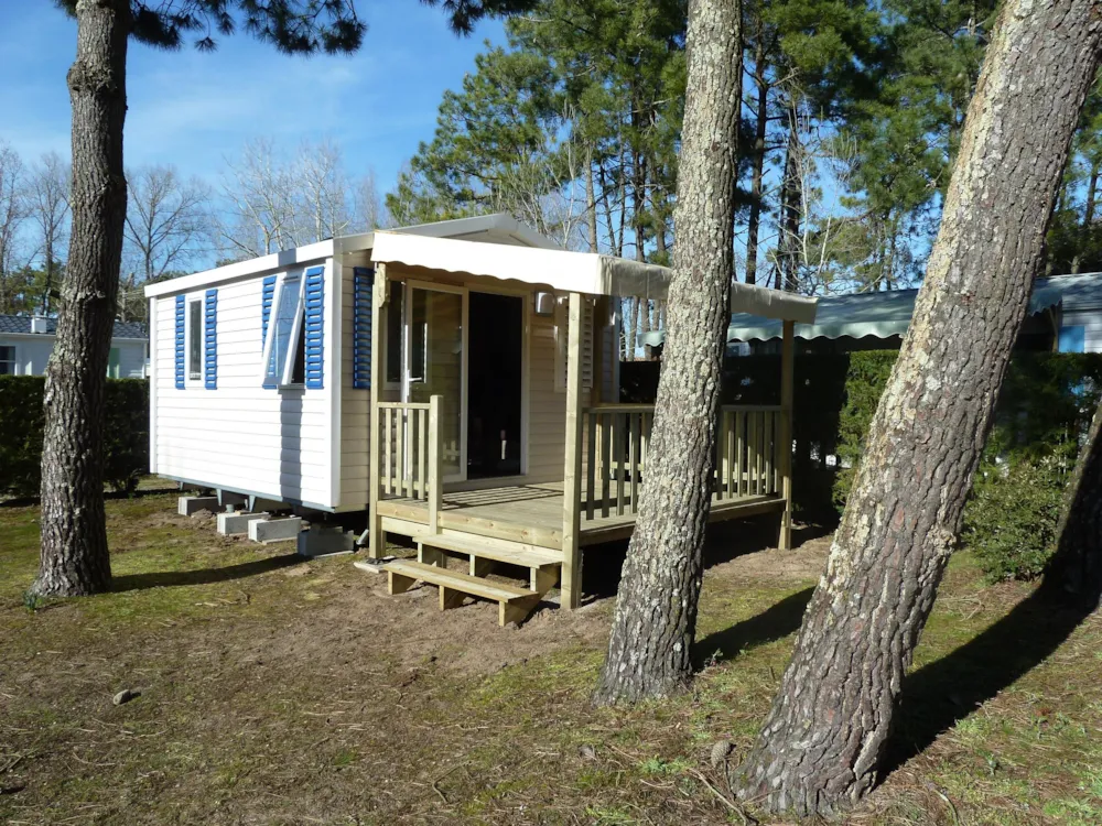Location - Mobil-Home 1 Chambre Terrasse 16-20M² - Camping Les Samaras