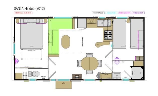 Mobil-Home 2 Chambres Terrasse