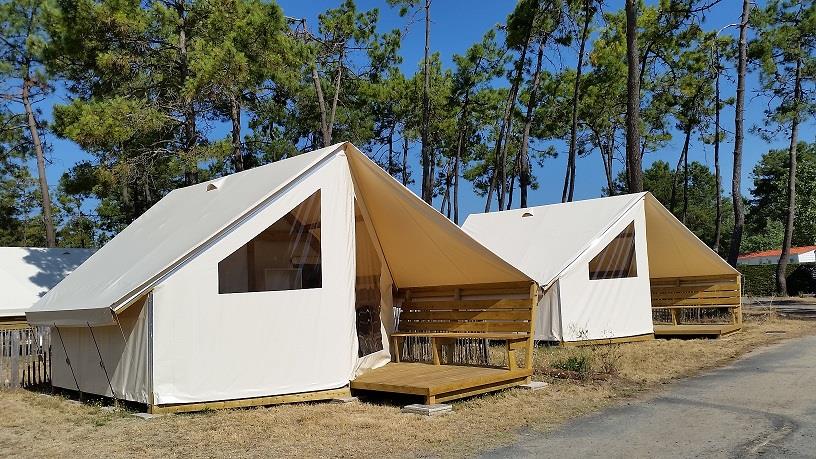 Zelt Lodge ohne Sanitäranlagen